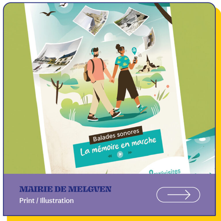 Print / Illustration : Dépliant, illustrations, panneaux
