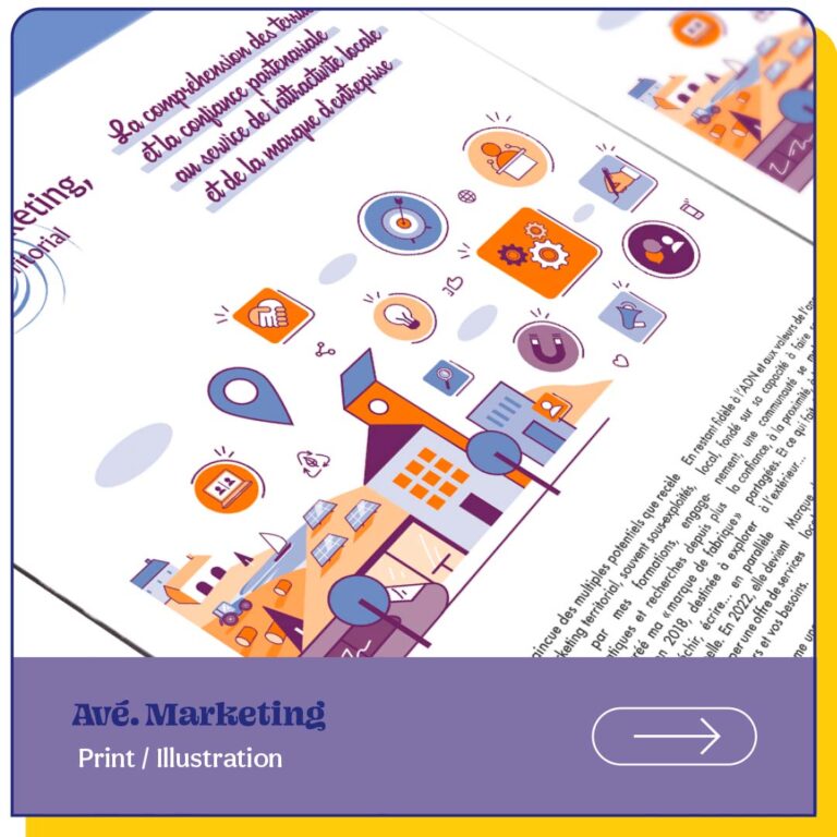 Plaquette de présentation, illustration